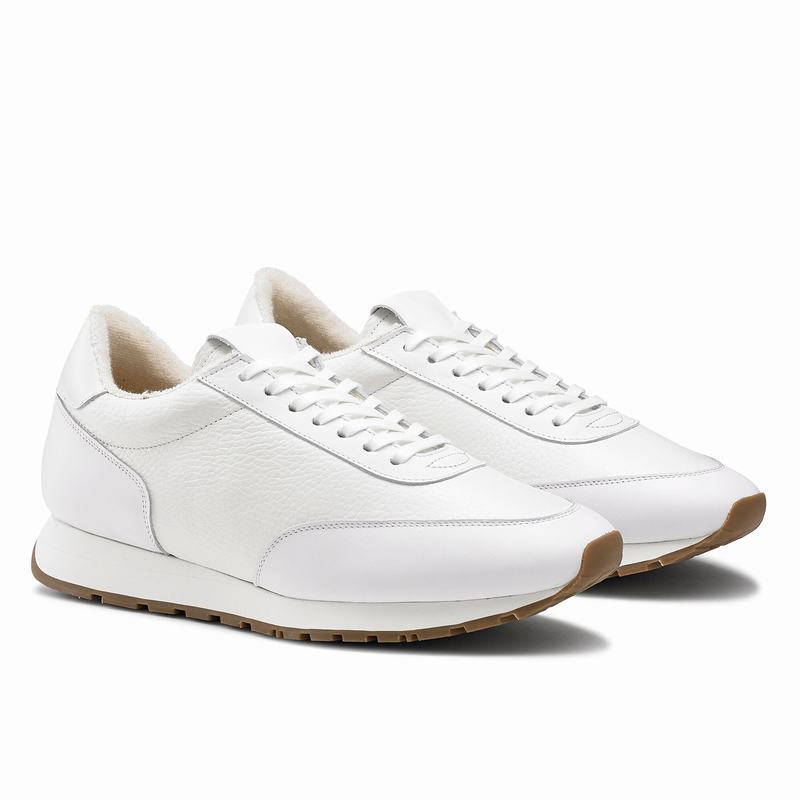 Russell And Bromley Out Run Muške Niske Tenisice Bijele | PBL3593BQ