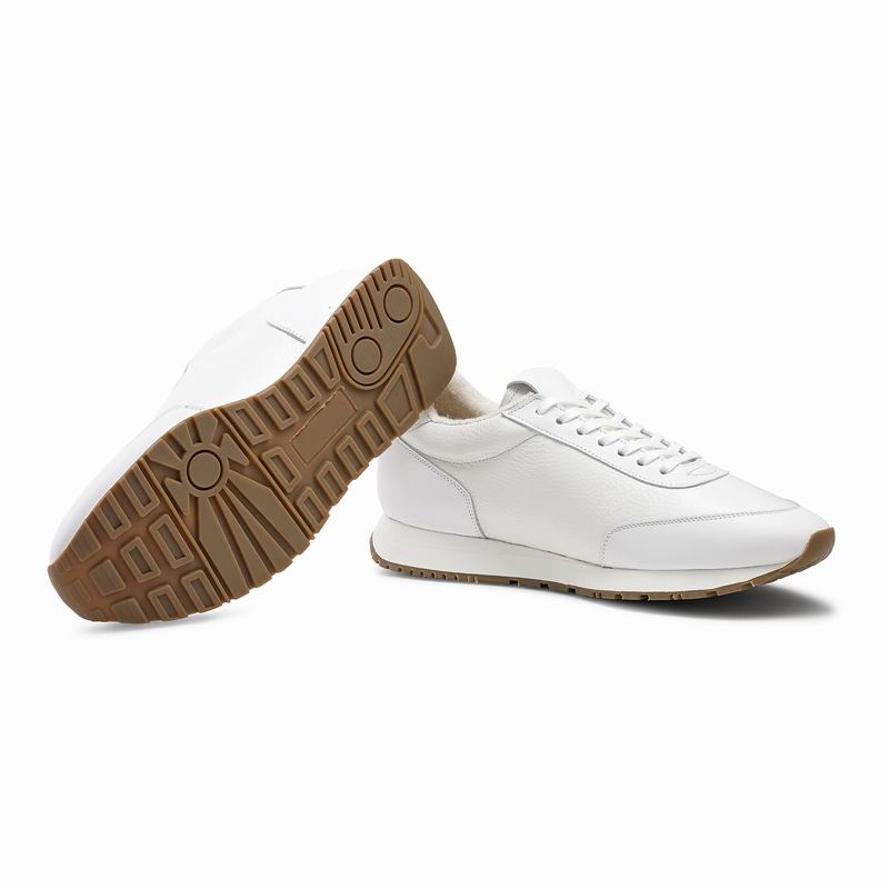 Russell And Bromley Out Run Muške Niske Tenisice Bijele | PBL3593BQ
