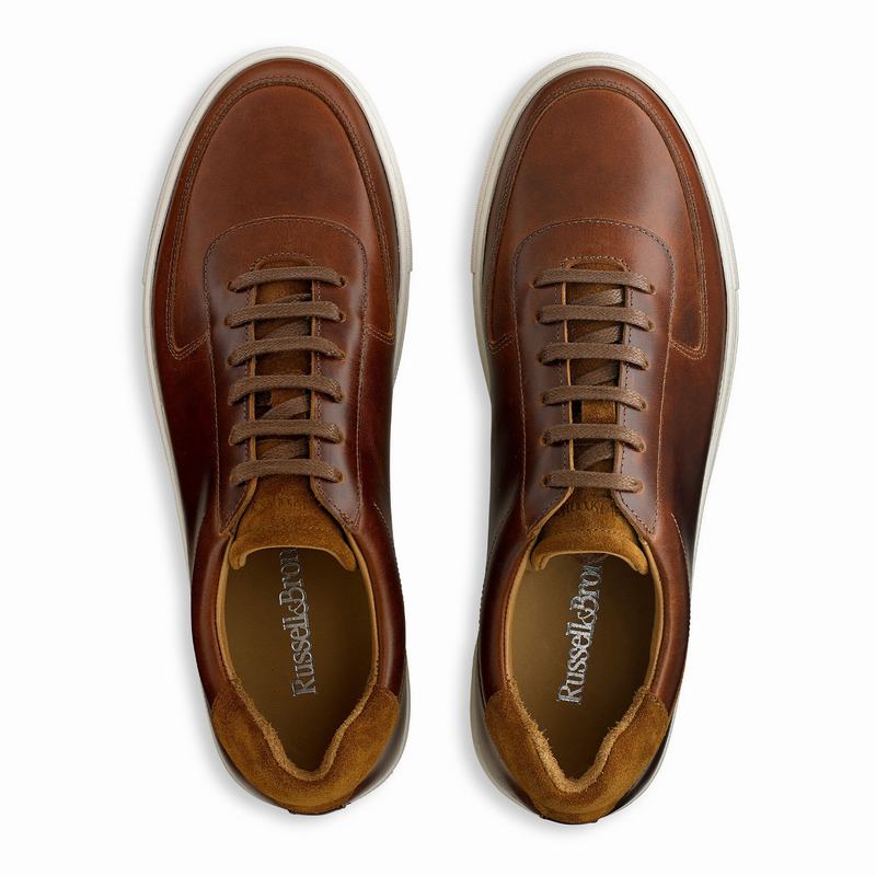 Russell And Bromley Outfield Muške Niske Tenisice Smeđe | MFU823SQ