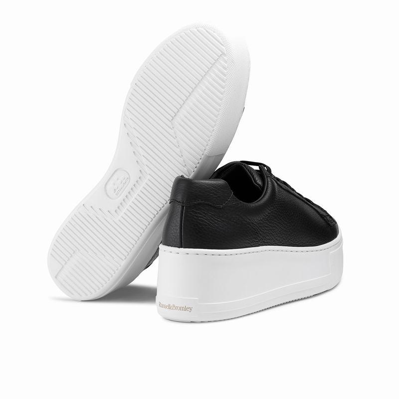 Russell And Bromley Park Life Ženske Tenisice s Platformom Crne | SPW4376ZO