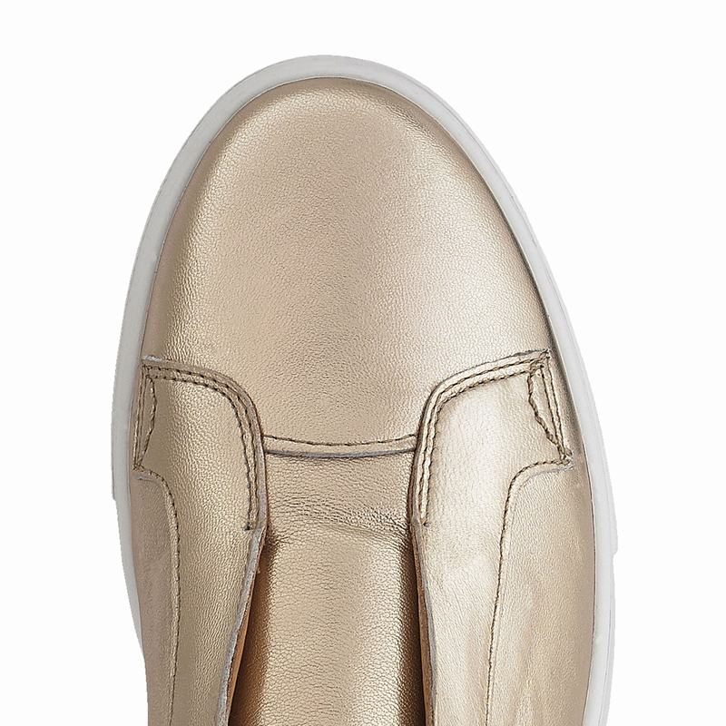 Russell And Bromley Park Up Ženske Tenisice s Platformom Zlatne | EWA3257PE