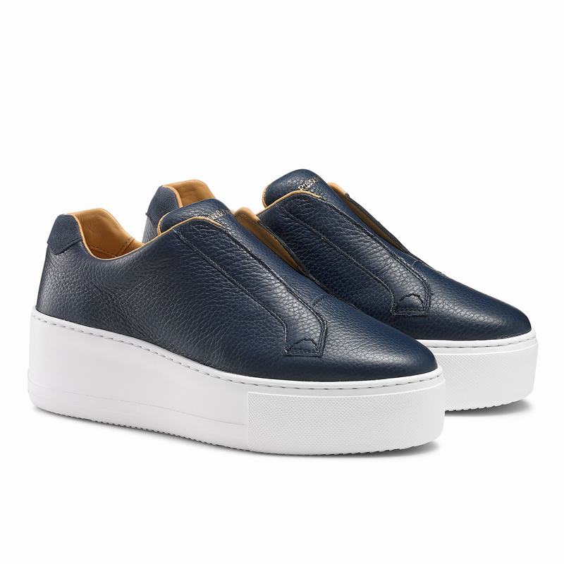 Russell And Bromley Park Up Ženske Tenisice s Platformom Plave | KUD3164WI