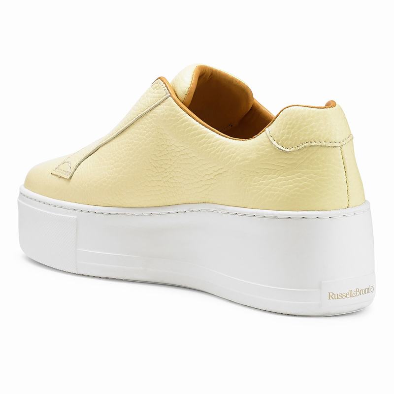 Russell And Bromley Park Up Ženske Tenisice s Platformom Žute | MZZ3424FC