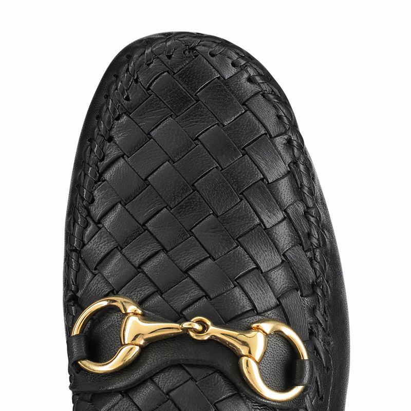 Russell And Bromley Perlata Ženske Cipele za Vozače Crne | HCB5325MI