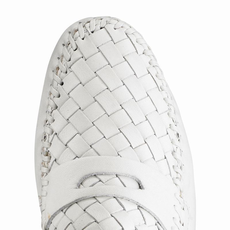 Russell And Bromley Petra Ženske Cipele za Vozače Bijele | MZP2730BG