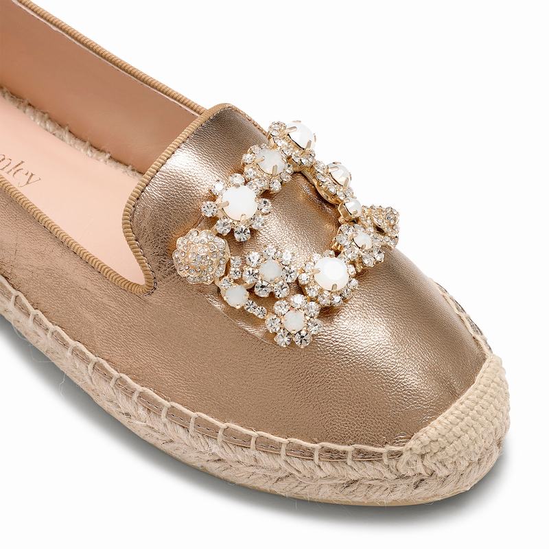 Russell And Bromley Pocketfull Ženske Espadrile Metalne | NRK817LR
