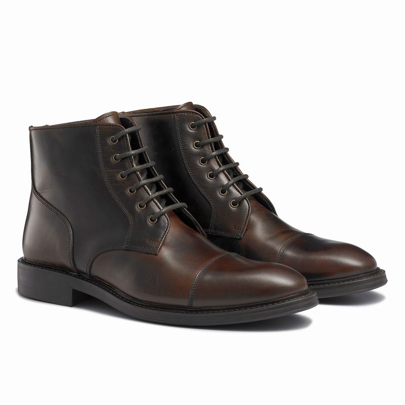 Russell And Bromley Portobello Muške Čizme Na Vezanje Smeđe | MRX7454GV