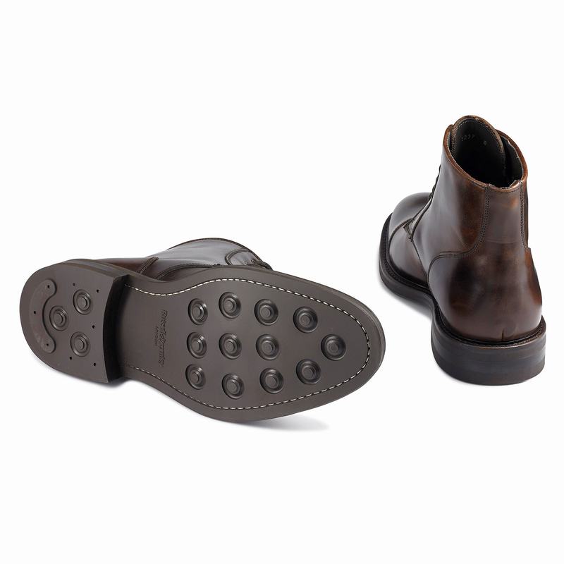 Russell And Bromley Portobello Muške Čizme Na Vezanje Smeđe | MRX7454GV