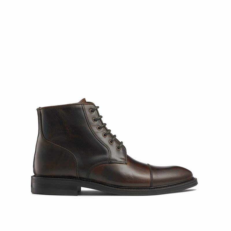 Russell And Bromley Portobello Muške Čizme Na Vezanje Smeđe | MRX7454GV