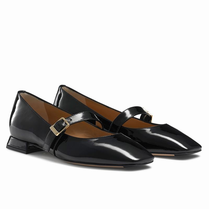 Russell And Bromley Queen Mary Ženske Balerine Crne | CEX3486MZ