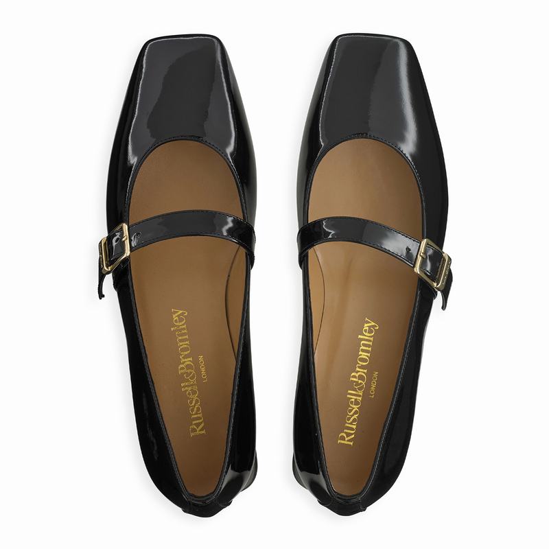 Russell And Bromley Queen Mary Ženske Balerine Crne | CEX3486MZ