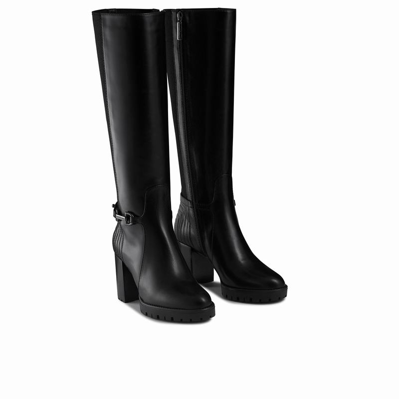 Russell And Bromley Rein Hi Ženske Knee-high Boots Crne | XNA4566OD