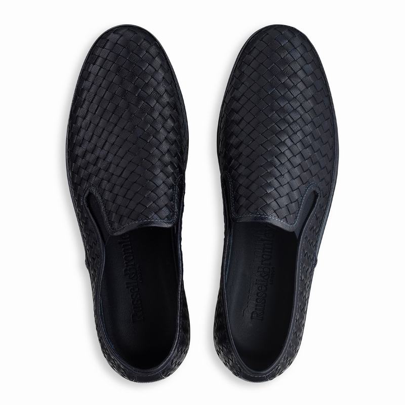 Russell And Bromley Sanmarina Ženske Slip On Tenisice Plave | QAT8649EH