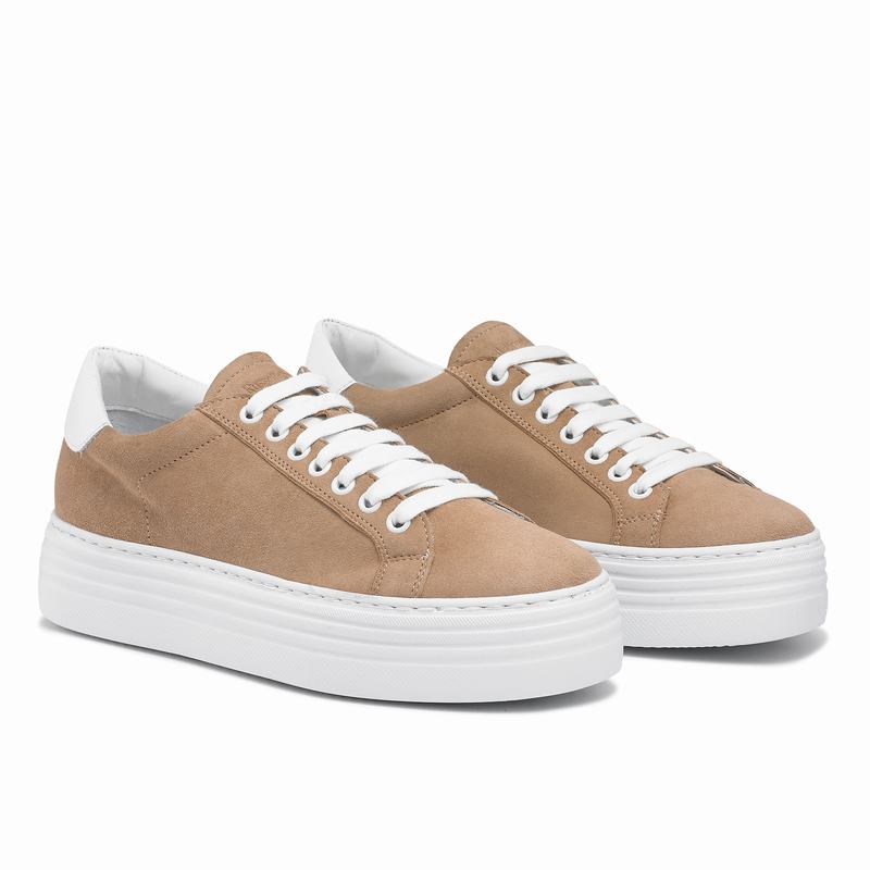Russell And Bromley Saturn Ženske Tenisice s Platformom Smeđe | BAJ562FZ