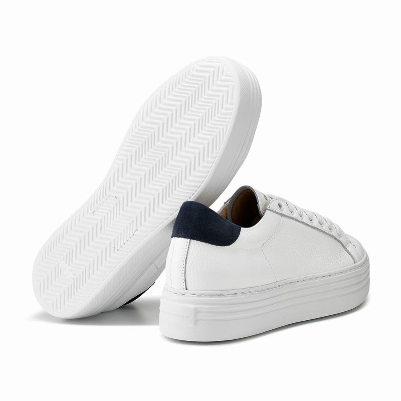 Russell And Bromley Saturn Ženske Tenisice s Platformom Bijele | VVN20100AN