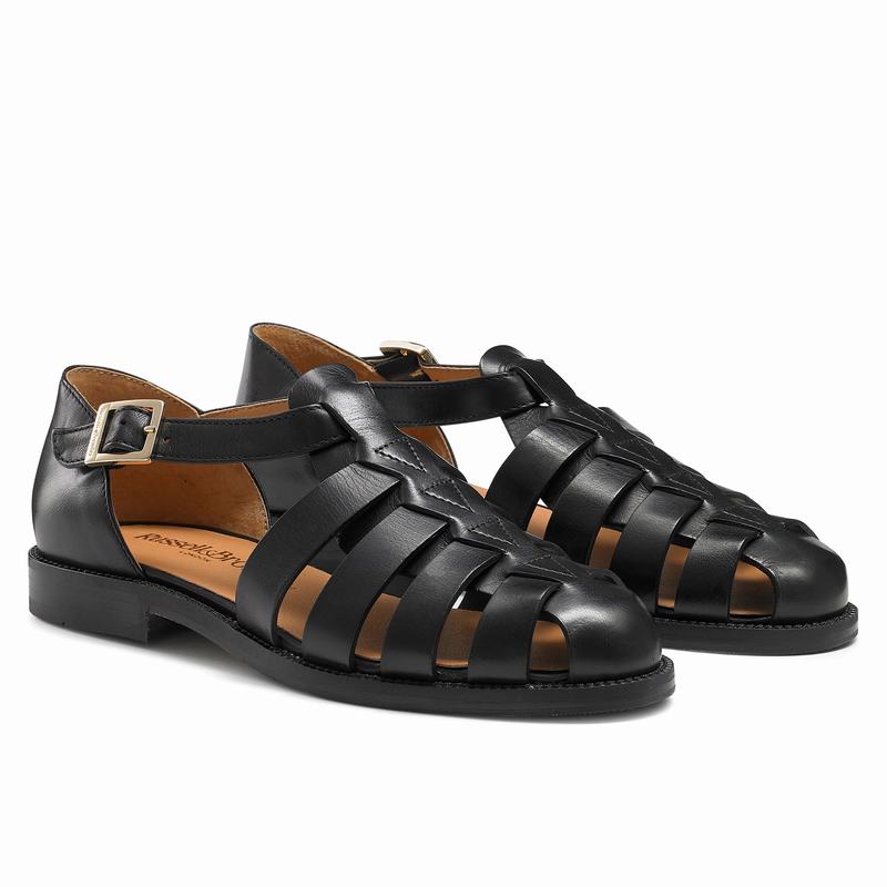 Russell And Bromley Siracuse Ženske Sandale Crne | BDY45100UR