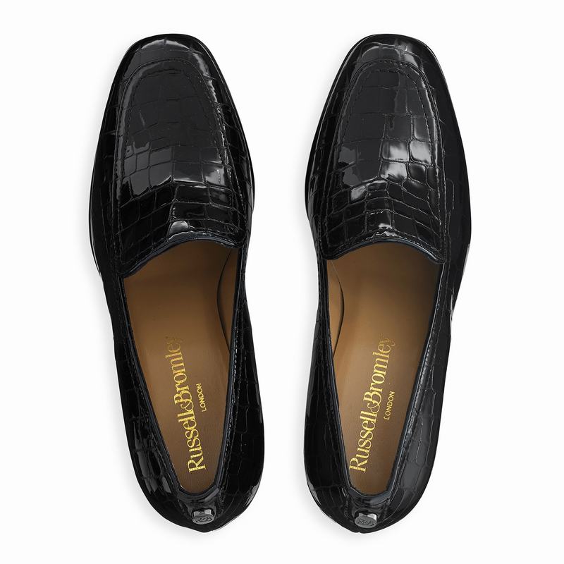 Russell And Bromley Smokey Ženske Papuče Crne | CKL256EC