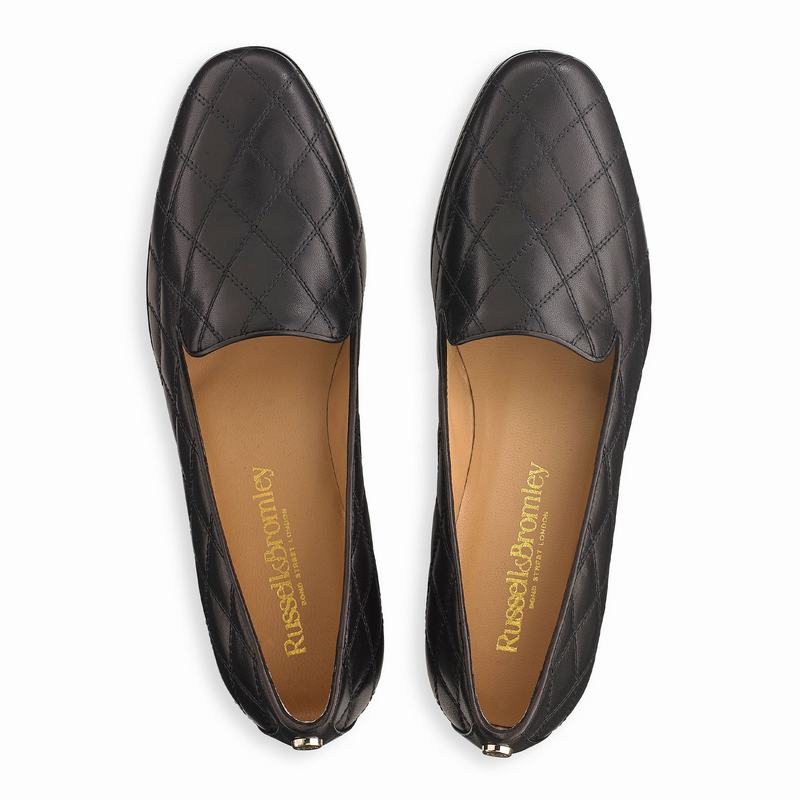 Russell And Bromley Smoking Ženske Balerine Crne | BQV4640ID