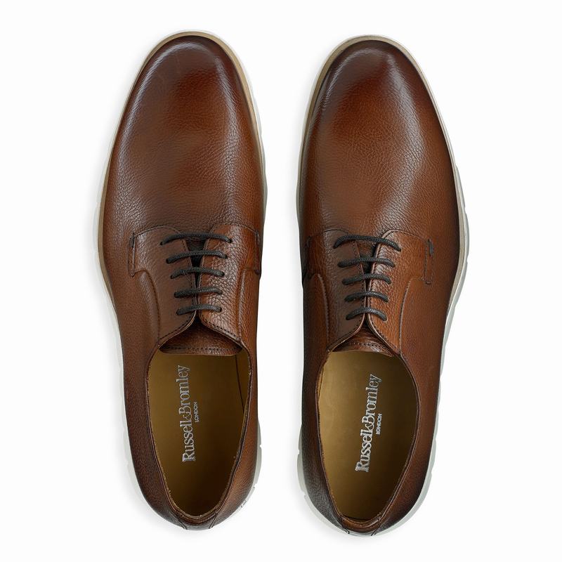 Russell And Bromley Socialite Muške Cipele S Vezanjem Smeđe | YVI716NP
