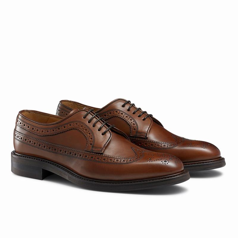 Russell And Bromley Southport Muške Derby Cipele Smeđe | RXI912BC