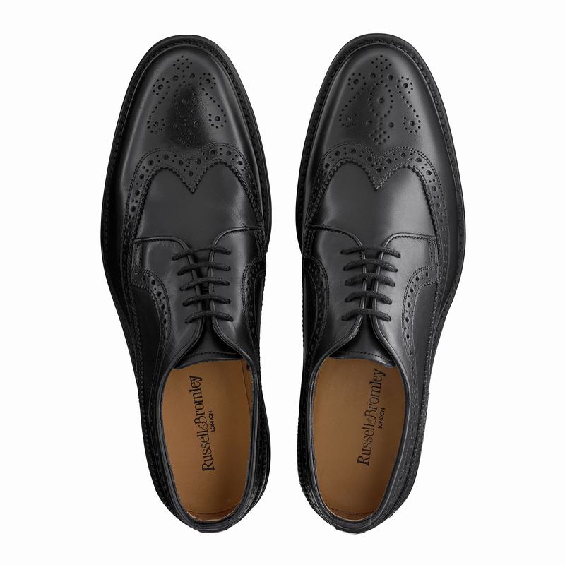 Russell And Bromley Southport Muške Derby Cipele Crne | YRE8465RN