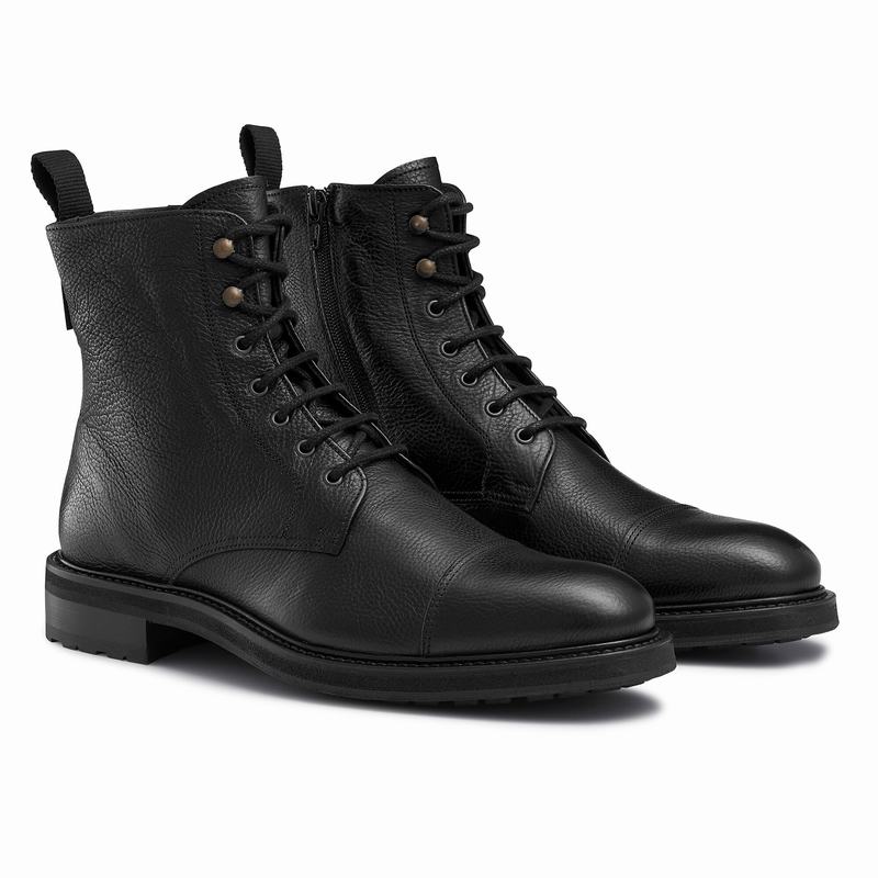 Russell And Bromley Stomp Muške Čizme Na Vezanje Crne | DOI9240SI