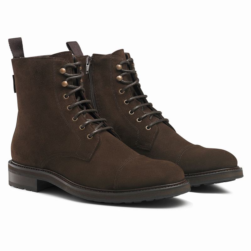 Russell And Bromley Stomp Muške Čizme Na Vezanje Smeđe | ISE10070WI
