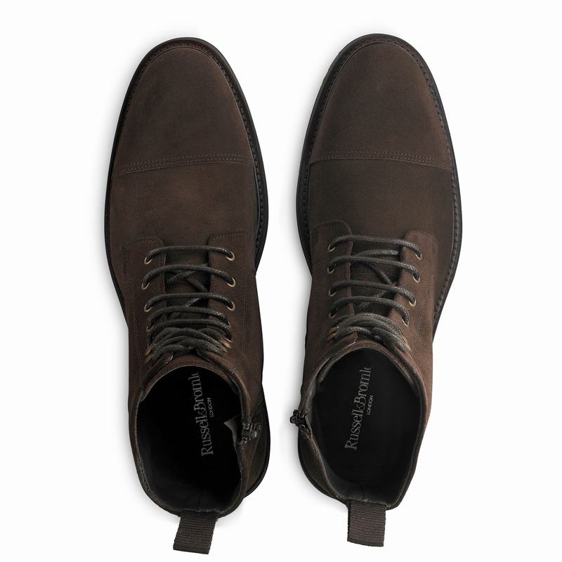 Russell And Bromley Stomp Muške Čizme Na Vezanje Smeđe | ISE10070WI