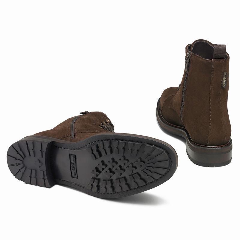 Russell And Bromley Stomp Muške Čizme Na Vezanje Smeđe | ISE10070WI