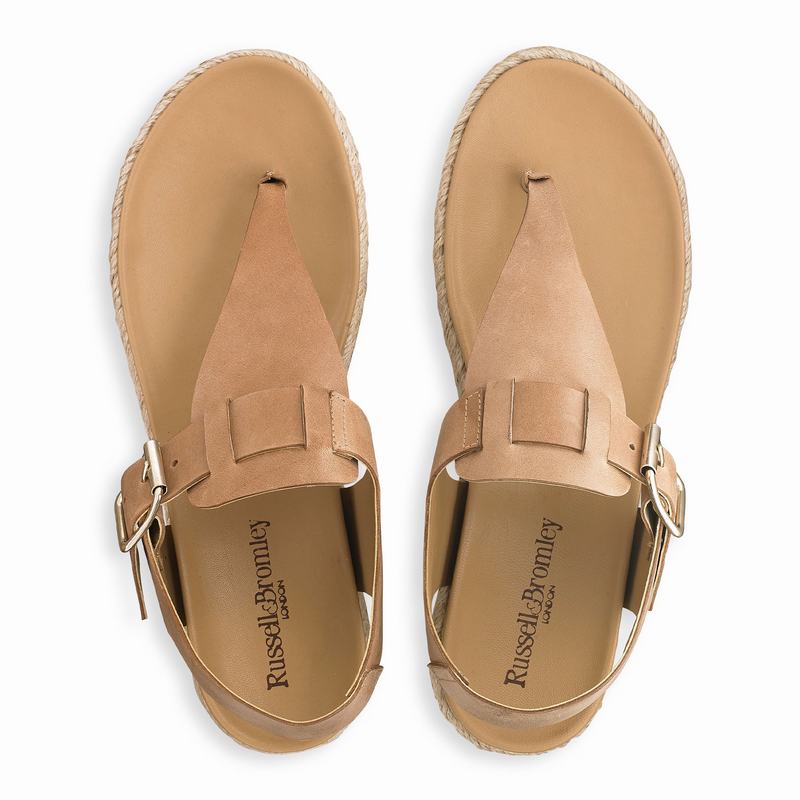 Russell And Bromley Surfside Ženske Espadrile Smeđe | VJC2724SY