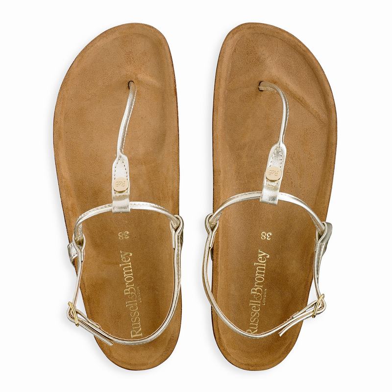 Russell And Bromley Teebird Ženske Sandale Metalne | CVT3233FV