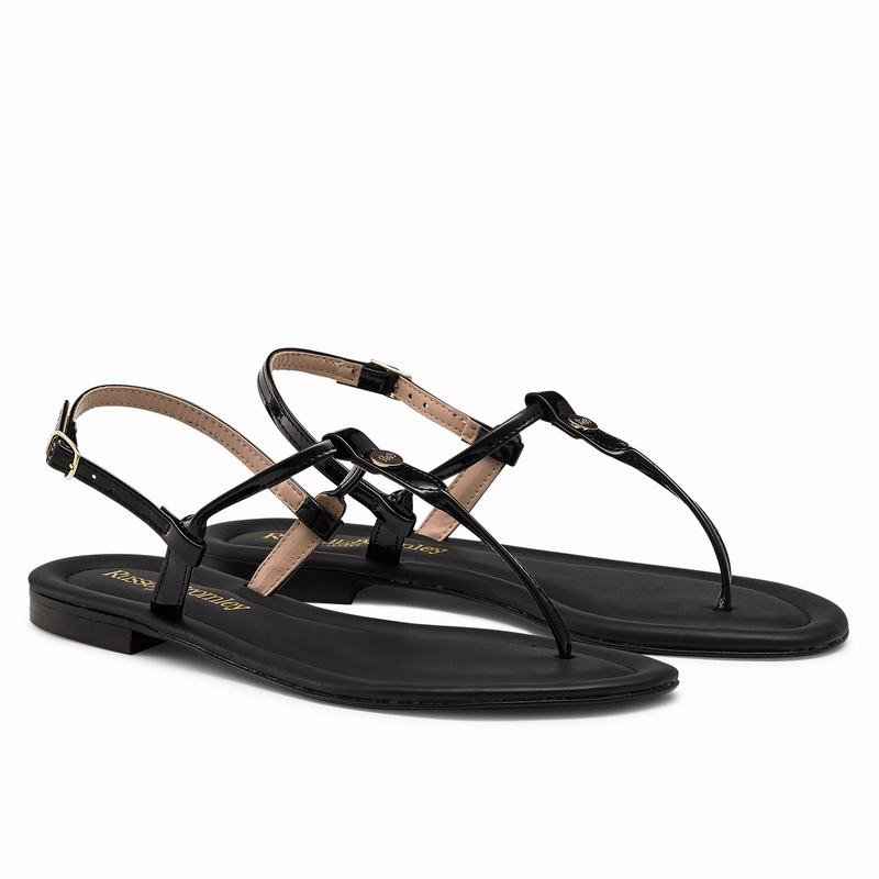 Russell And Bromley Thongbird Ženske Sandale Crne | NXP3257WJ