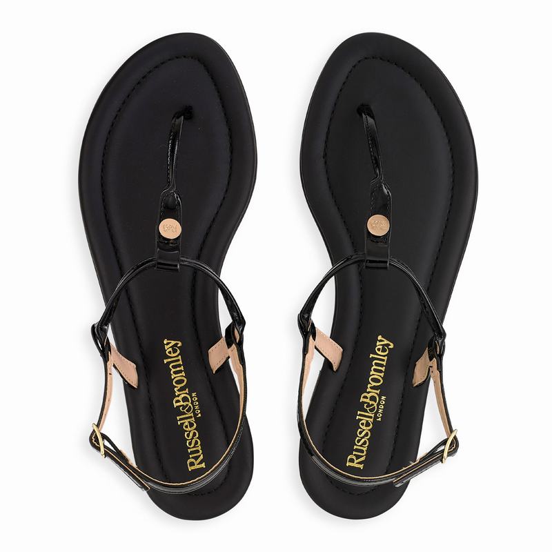Russell And Bromley Thongbird Ženske Sandale Crne | NXP3257WJ