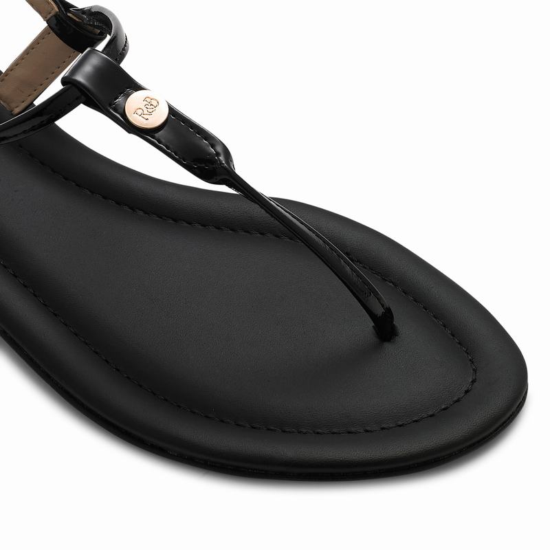 Russell And Bromley Thongbird Ženske Sandale Crne | NXP3257WJ