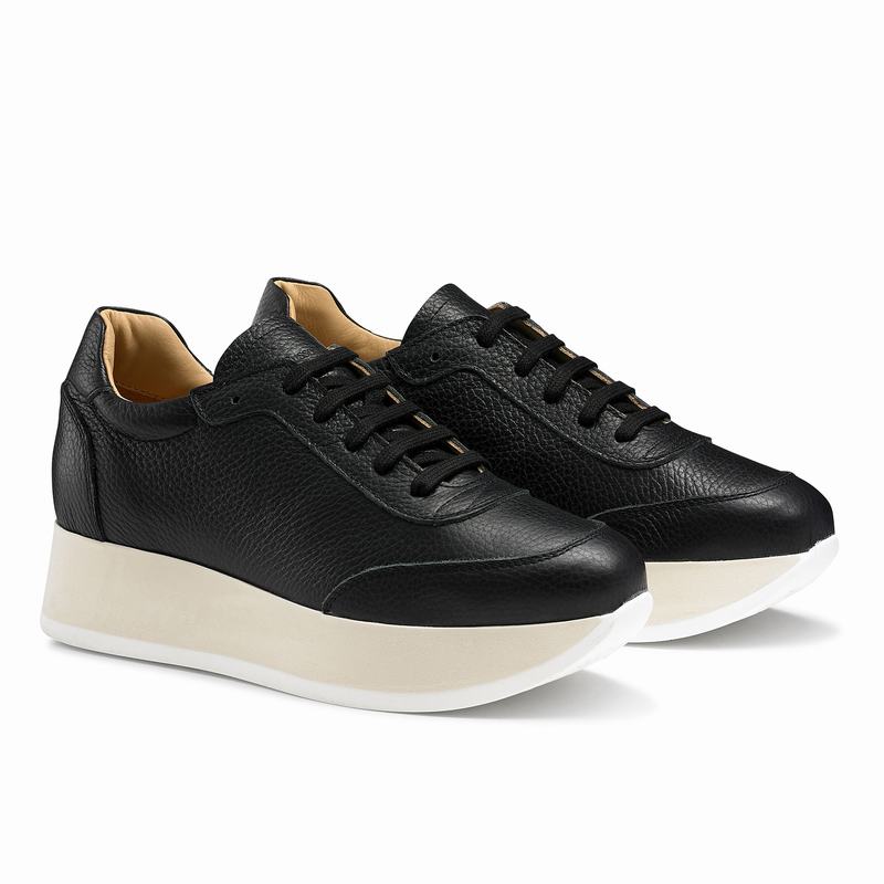 Russell And Bromley Throwback Ženske Tenisice s Platformom Crne | WAA449PX