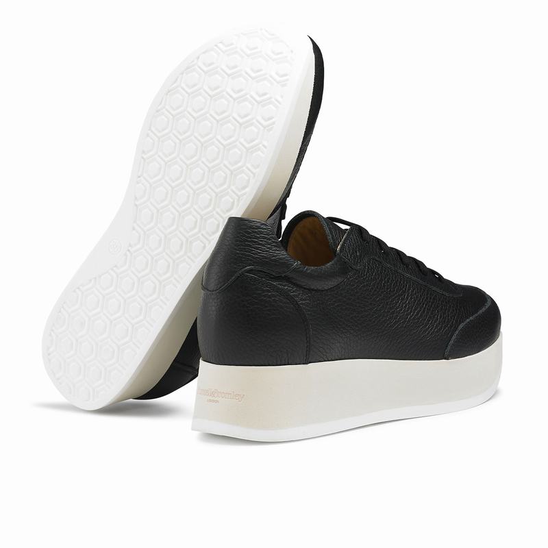 Russell And Bromley Throwback Ženske Tenisice s Platformom Crne | WAA449PX