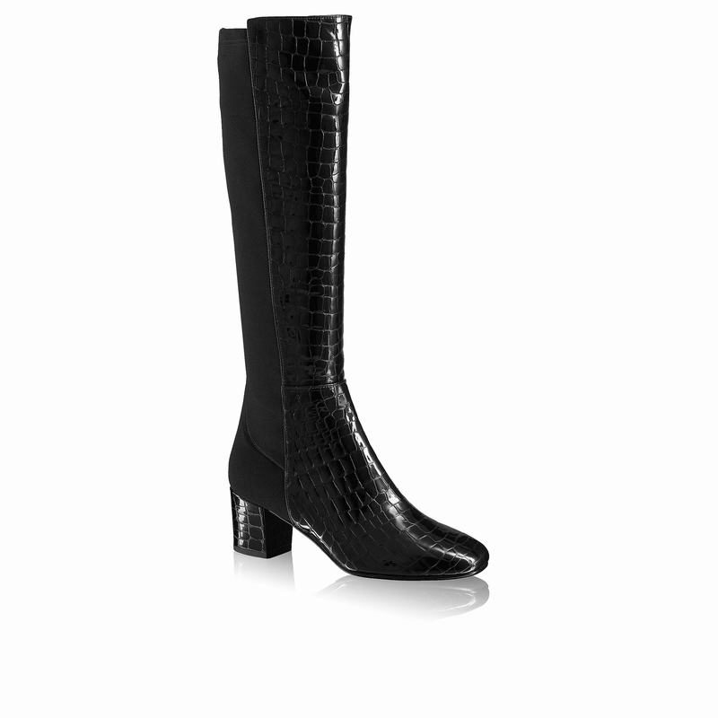 Russell And Bromley Trinni Ženske Čizme preko Koljena Crne | MFU3576XV