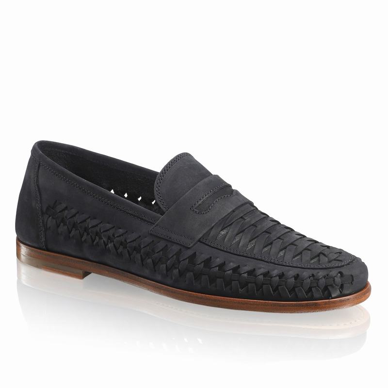 Russell And Bromley Uppercut Muške Slip On Cipele Plave | XIO6691FW