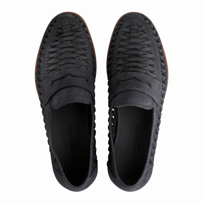 Russell And Bromley Uppercut Muške Slip On Cipele Plave | XIO6691FW