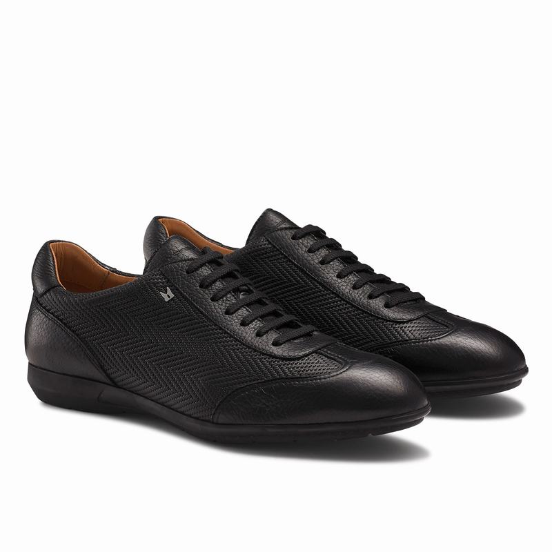 Russell And Bromley Urban Muške Cipele S Vezanjem Crne | FRK53QZ
