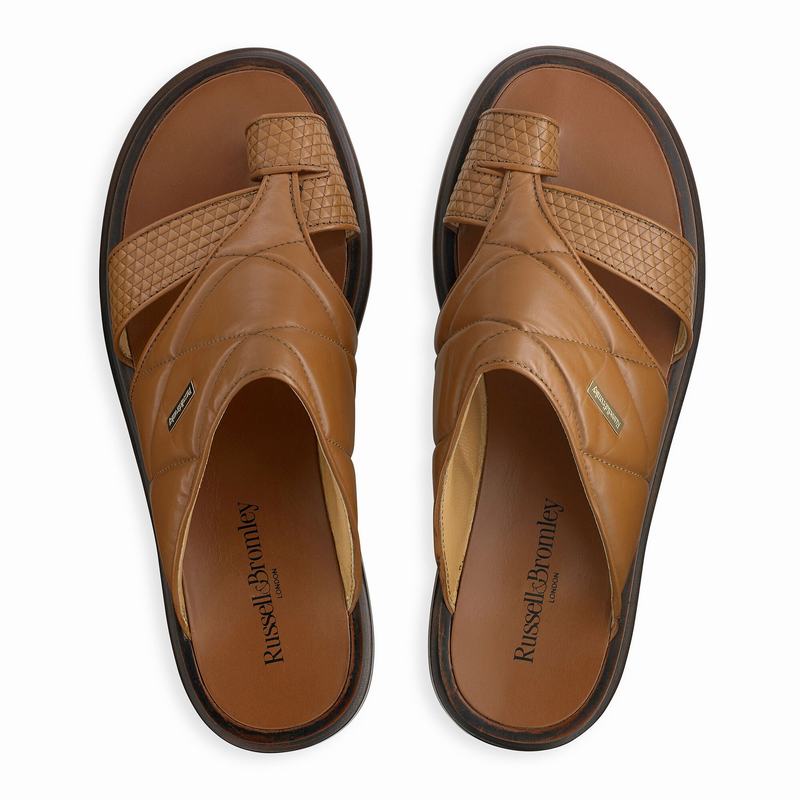 Russell And Bromley Vernazza Muške Sandale Smeđe | HOA1015XS