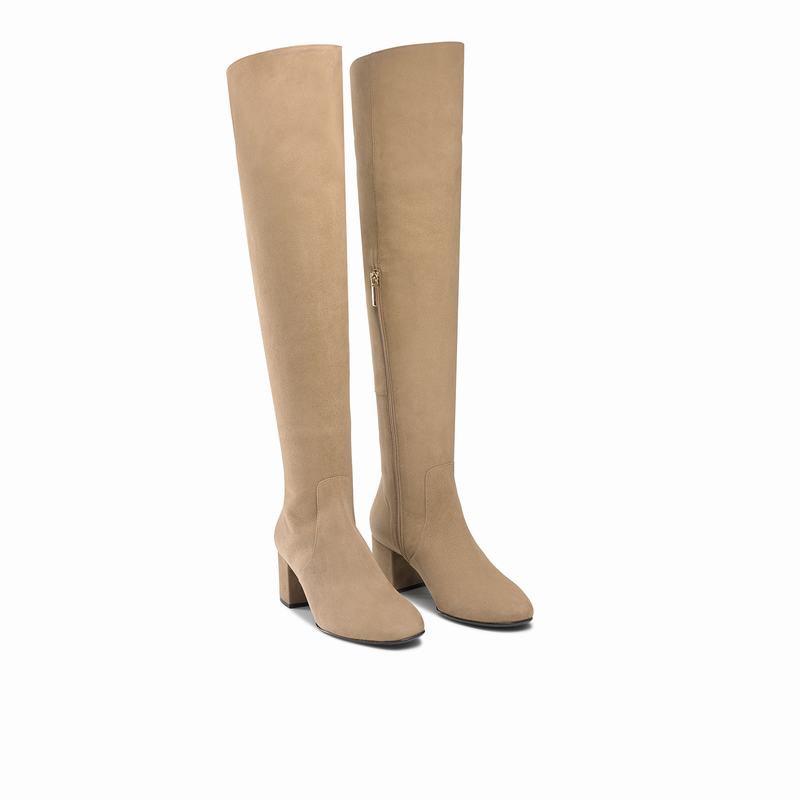 Russell And Bromley Way Up Ženske Knee-high Boots Smeđe | SWA9230IA