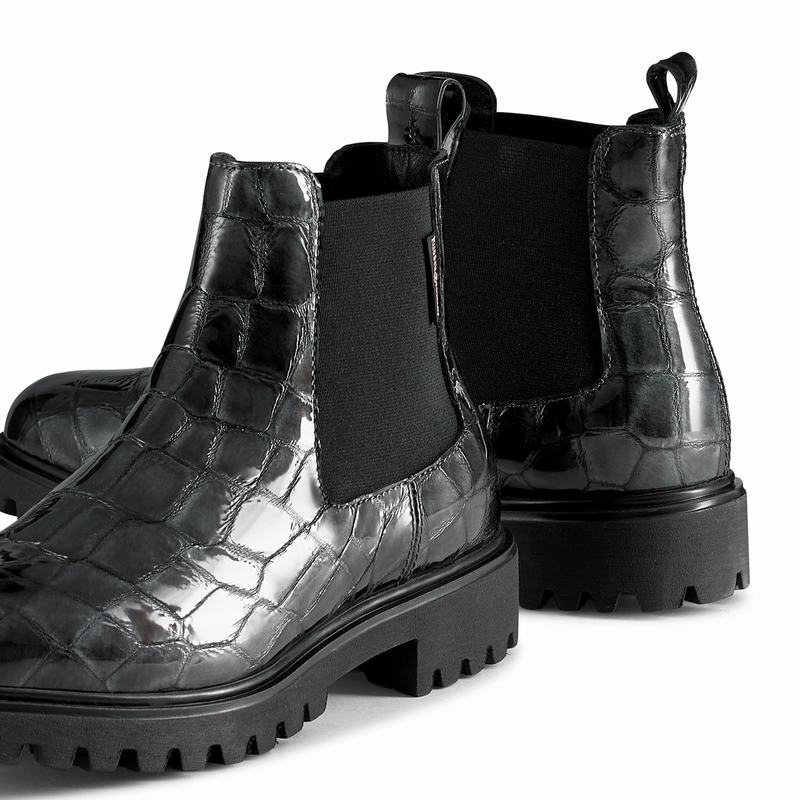 Russell And Bromley Winchelsea Ženske Chelsea Čizme Sive | EQA10035XO
