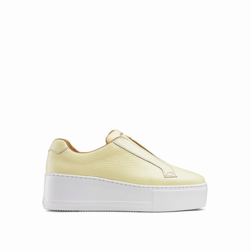 Russell And Bromley Park Up Ženske Tenisice s Platformom Žute | MZZ3424FC